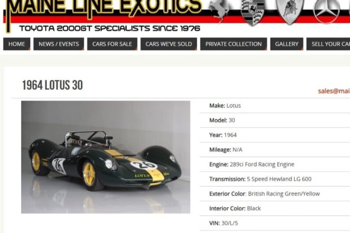 30/L/7 For Sale – 2020