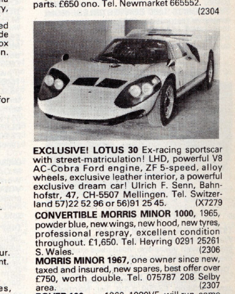Sbarro Lotus 30 Coupe
