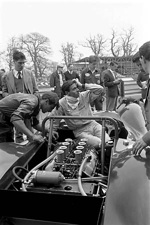 Even Jimmy Clark had his days in the Lotus 30. Photo Courtesy of Ford Motor Company.